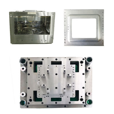 Beli Perkakas rumah tangga 0.6T lembaran logam tahap Stamping mati untuk oven microwave panel atas online manufacture