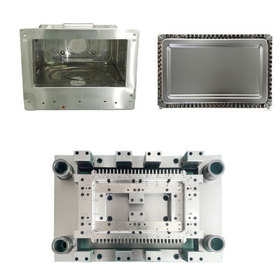 comprar Matrices de estampado de metal DC04 para puerta de horno microondas SUS304, diseños de estampado de metal de 850MM online manufacture