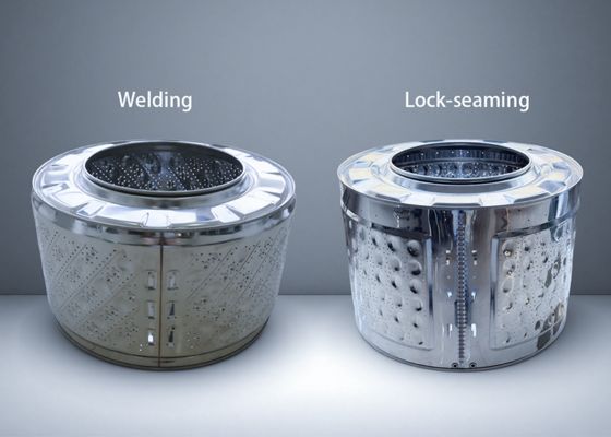 Buy Seaming Welding Type Front Loading Washing Machine Drum Line Lock High Precision online manufacture